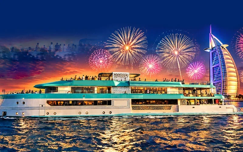 Desert Rose 165 ft private yacht in Dubai for New Year's Eve