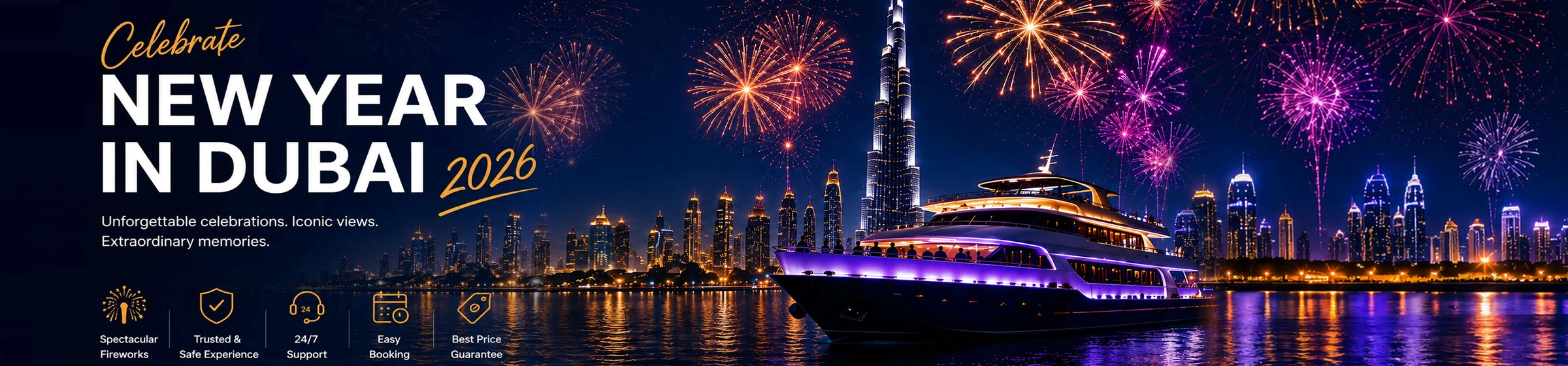 Festive lights and celebrations in Dubai