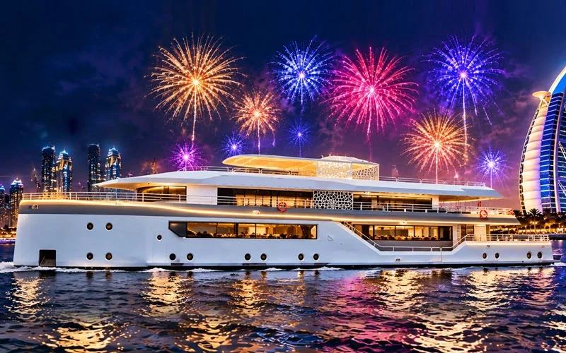 Luxury New Year's Eve dinner cruise in Dubai