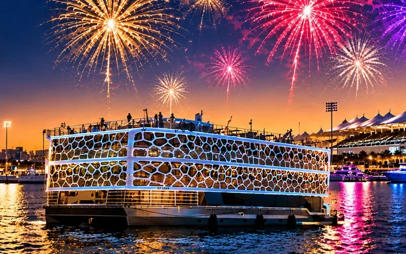 Private Orchid yacht in Abu Dhabi for New Year's Eve